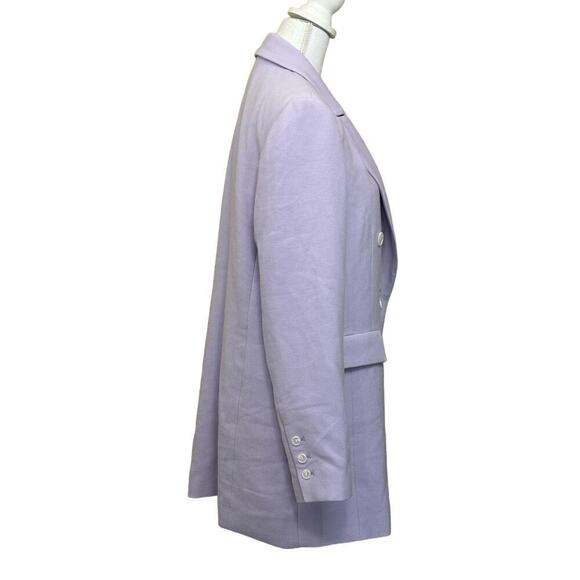 Halogen x Atlantic-Pacific blazer, Purple Secret, large, NWT, classic, corpcore - Picture 3 of 9